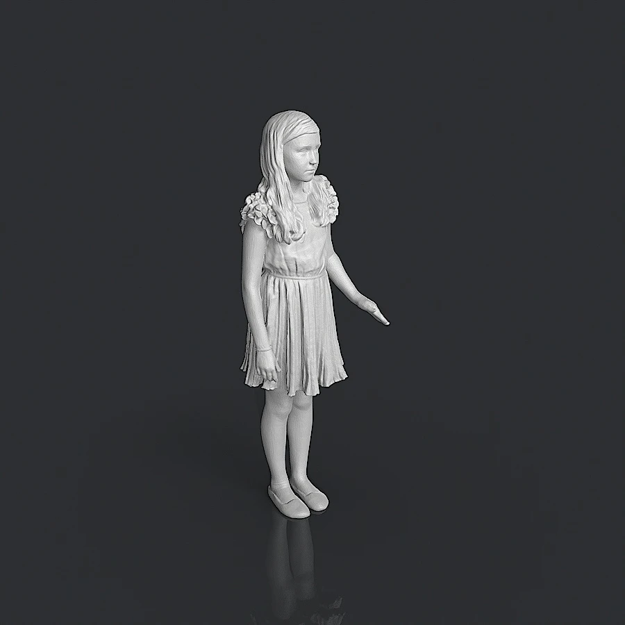 Resin Child Figurine (AL013)