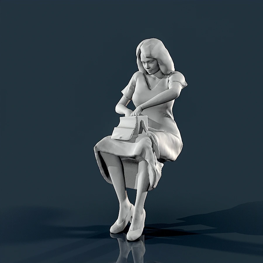 Woman Resin Figure (AL016)