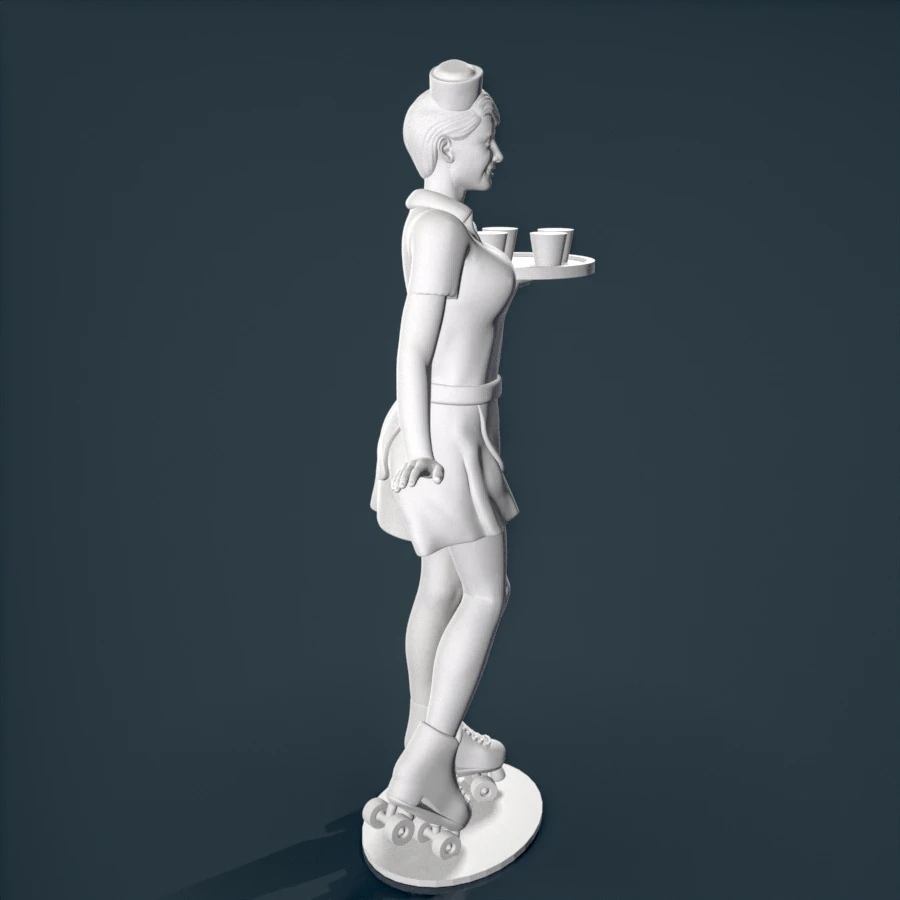 Frauen-Resin-Figur (AL044)