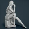 Frauen-Resin-Figur (AL070A)