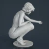 Frauen-Resin-Figur (AL266)