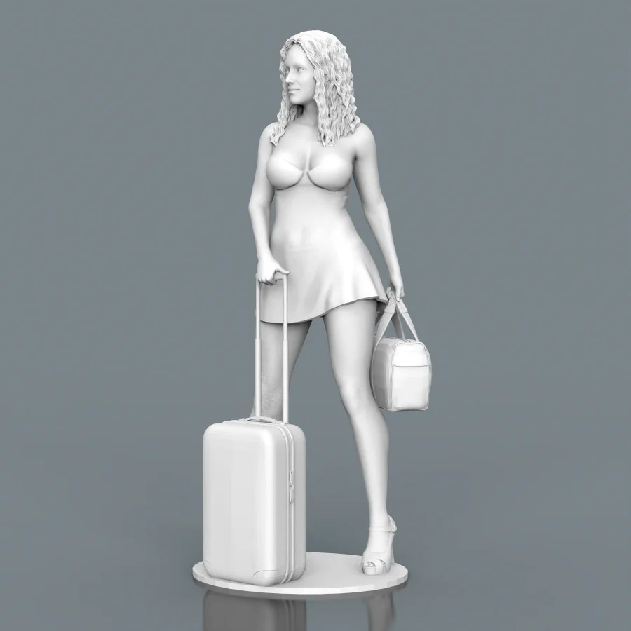 Woman Resin Figure (F177C)