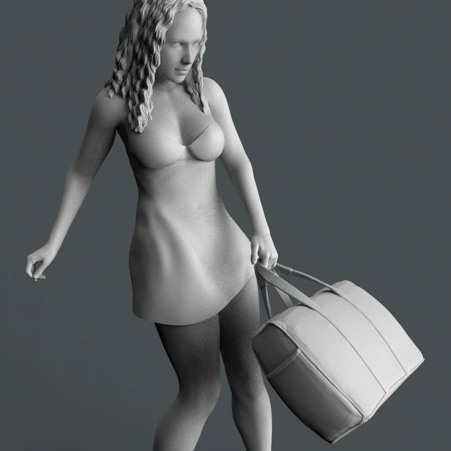 Woman Resin Figure (F179)