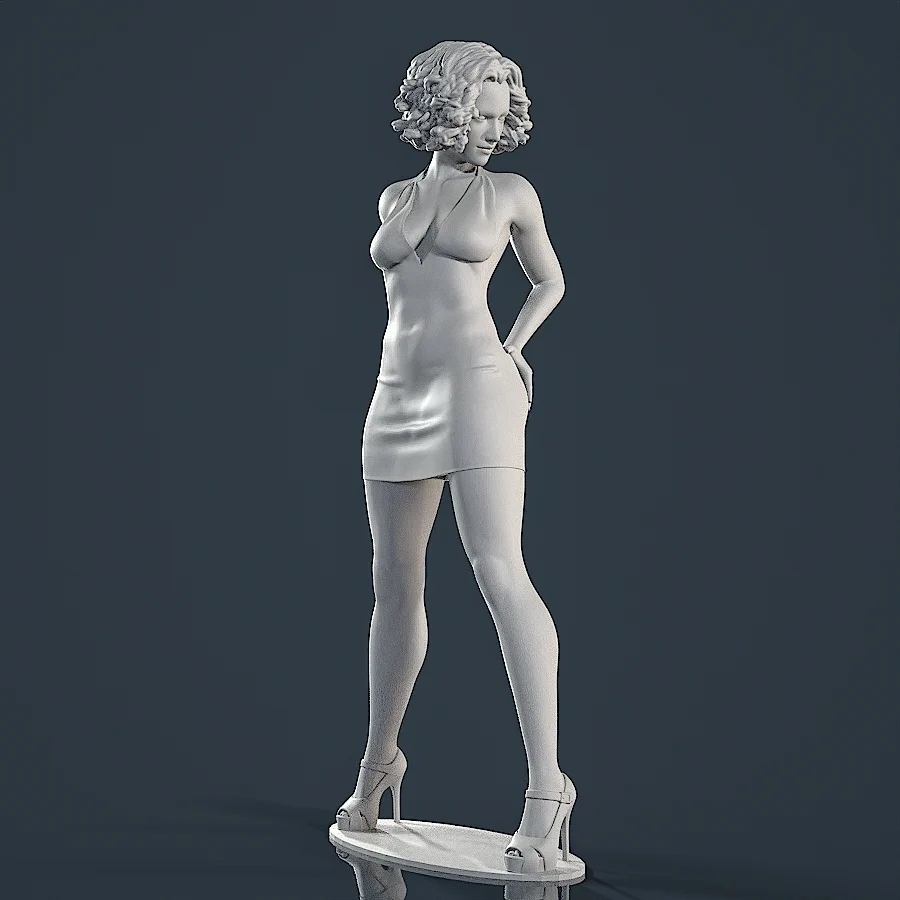 Woman Resin Figure (F184D)