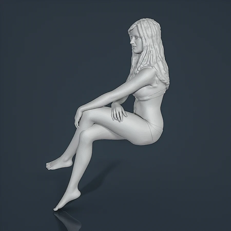 Woman Resin Figure (U051A)