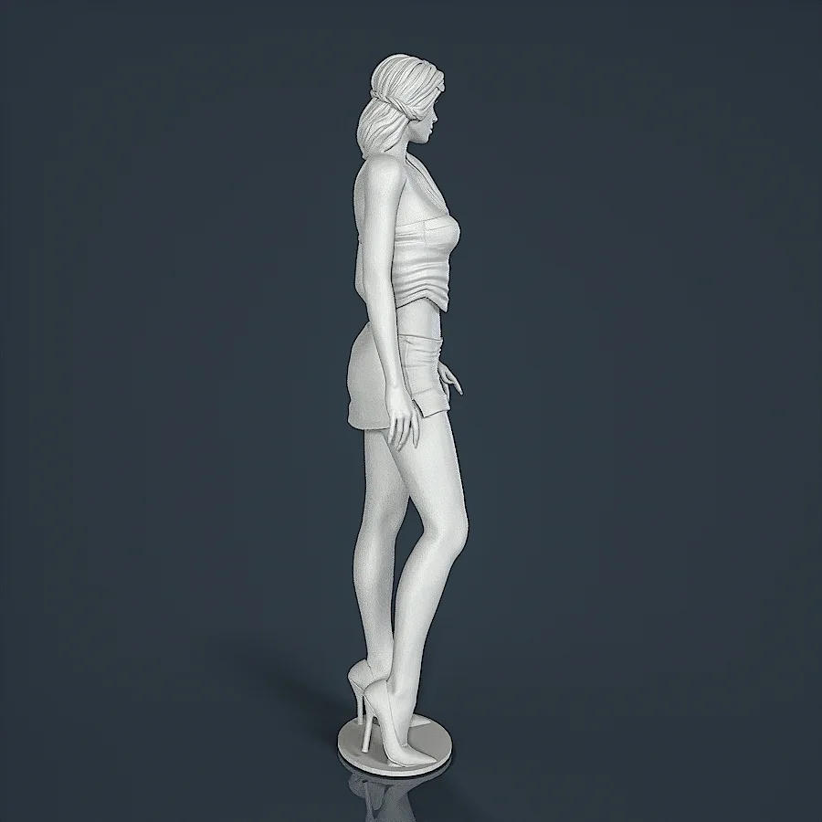 Woman Resin Figure (U056B)