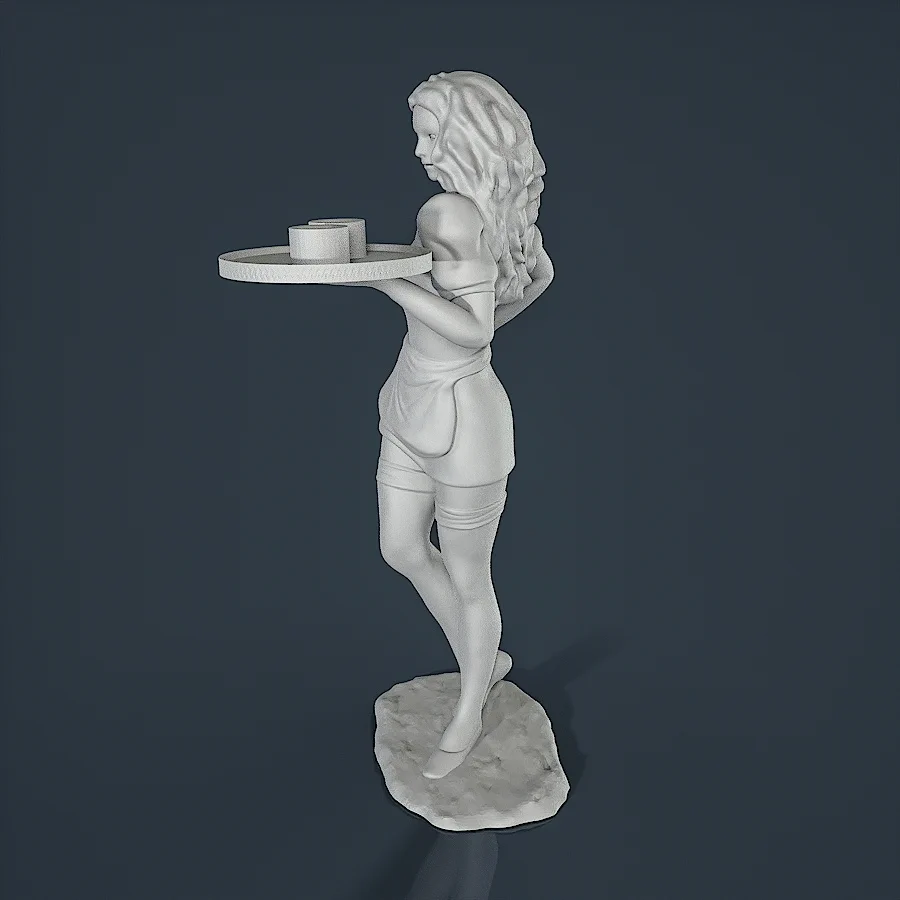 Woman Resin Figure (U066A)