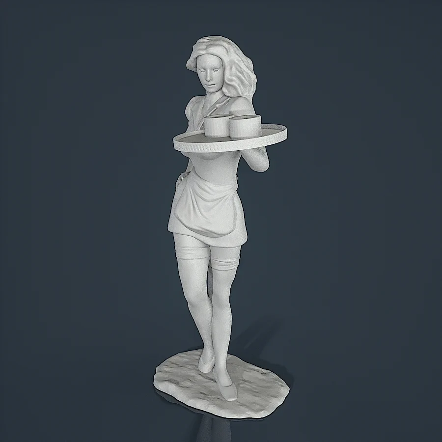 Woman Resin Figure (U066A)