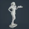 Woman Resin Figure (U066A)