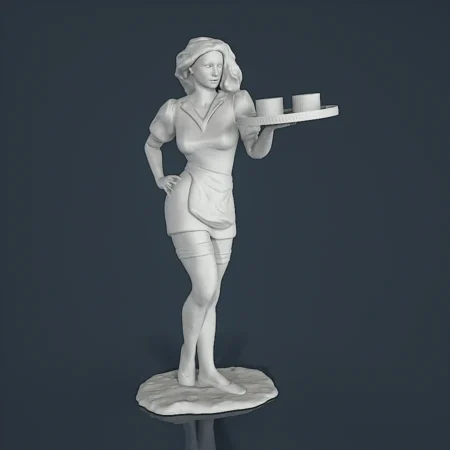 Woman Resin Figure (U066A)