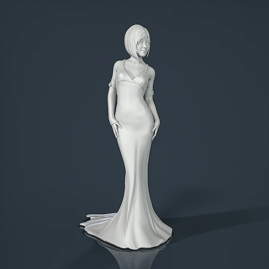 Woman Resin Figure (U082L)