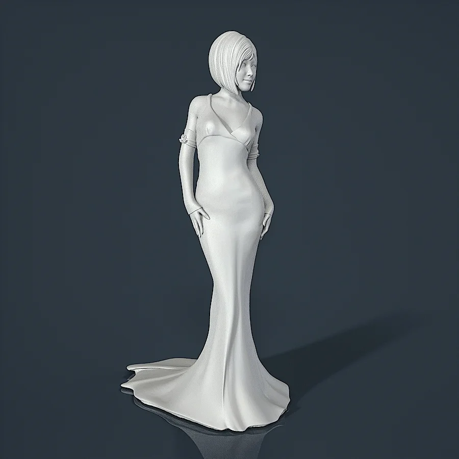 Woman Resin Figure (U082L)