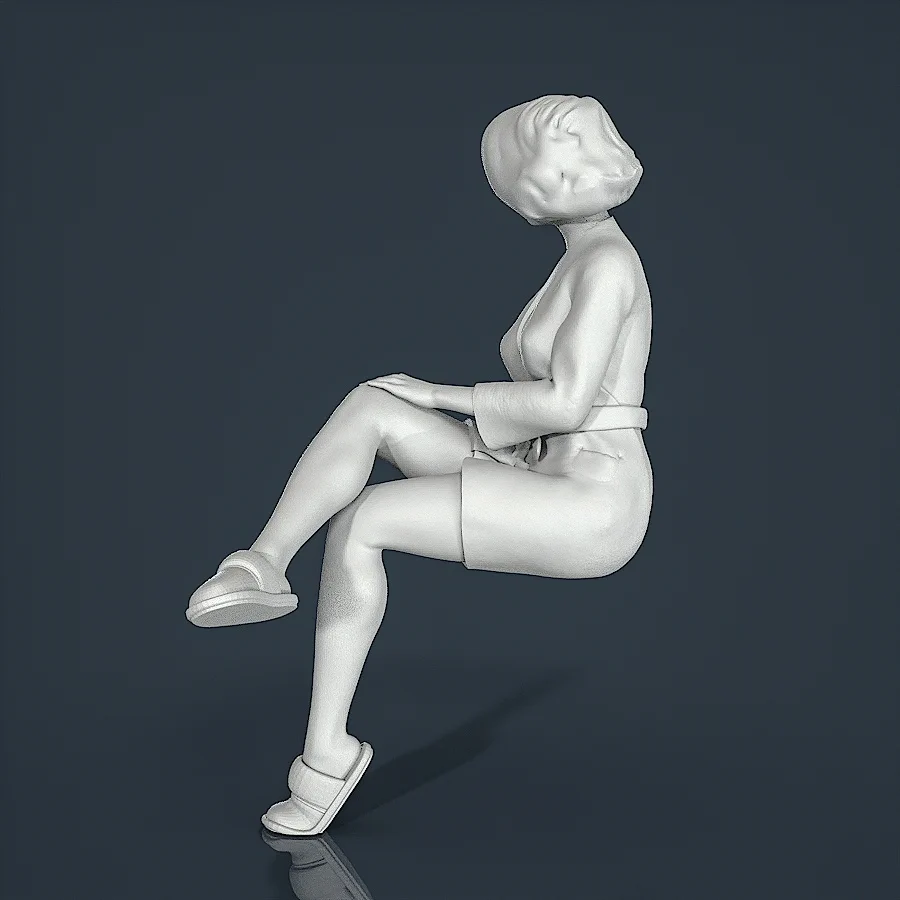 Woman Resin Figure (U134A)