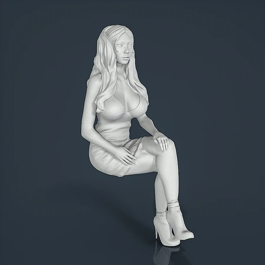 Woman Resin Figure (U219B)