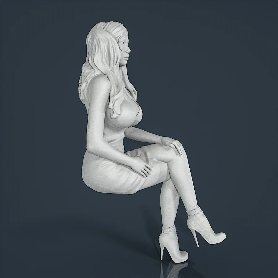 Woman Resin Figure (U219B)