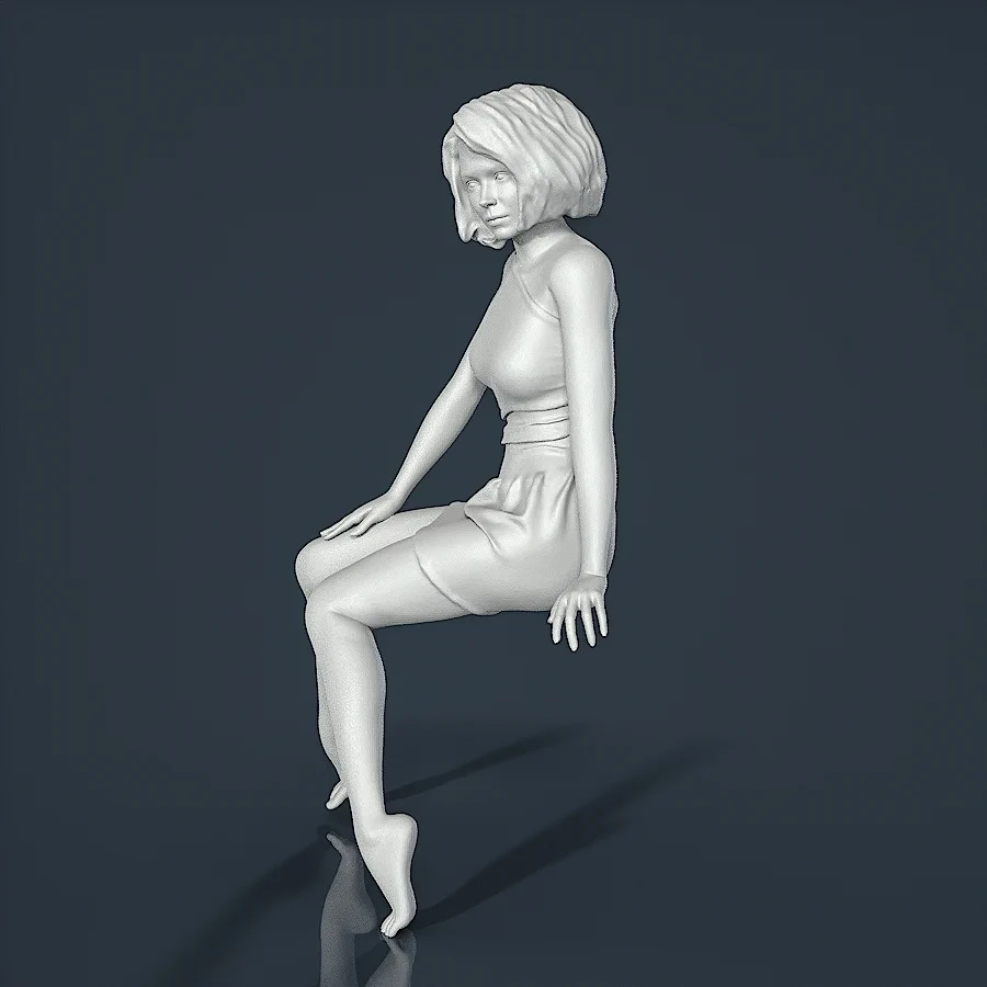 Woman Resin Figure (U294B)