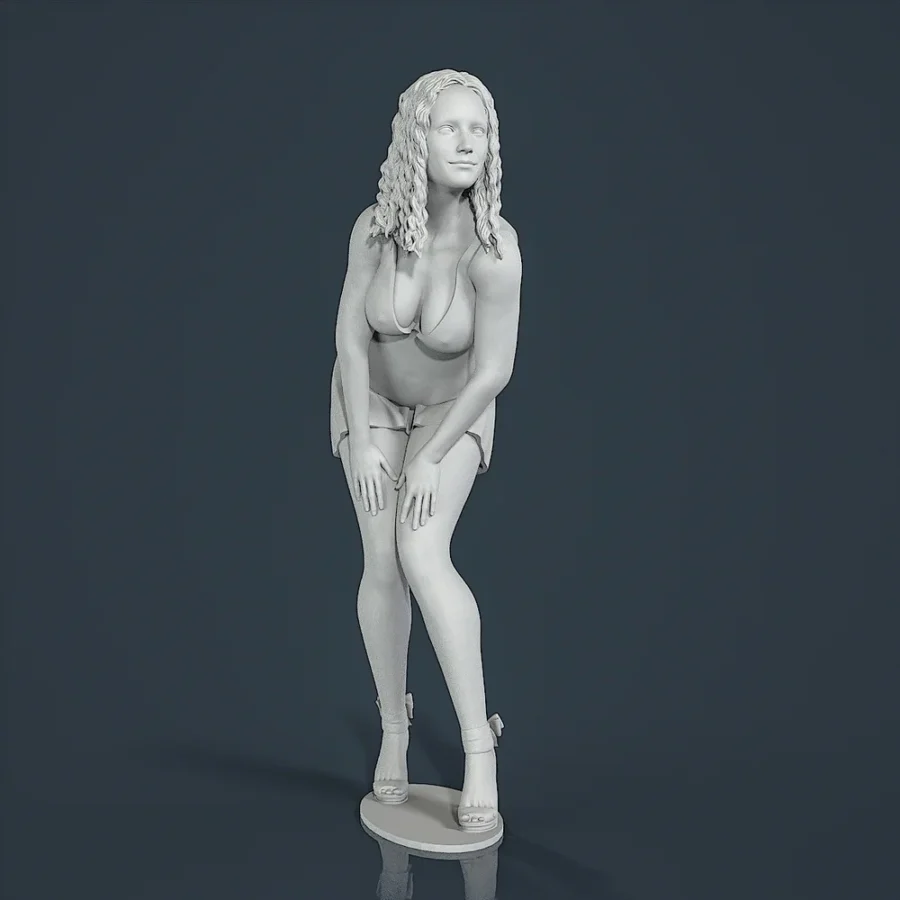 Woman Resin Figure (F128B)