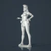 Woman Resin Figure (F129C)