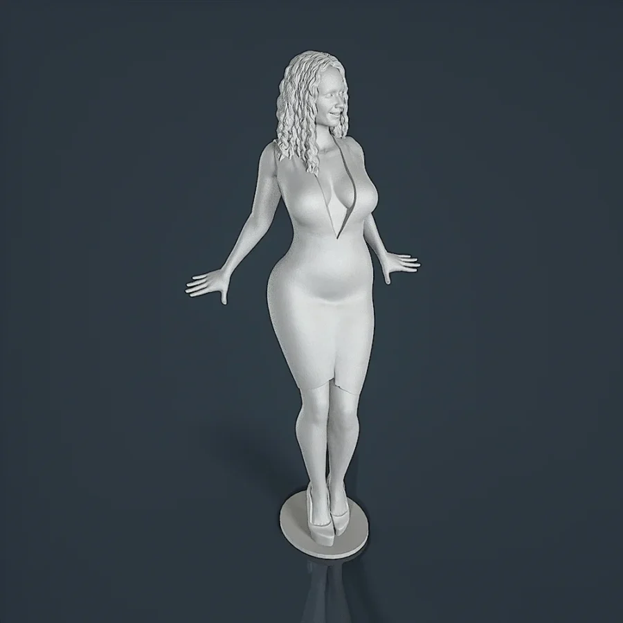 Woman Resin Figure (F135B)